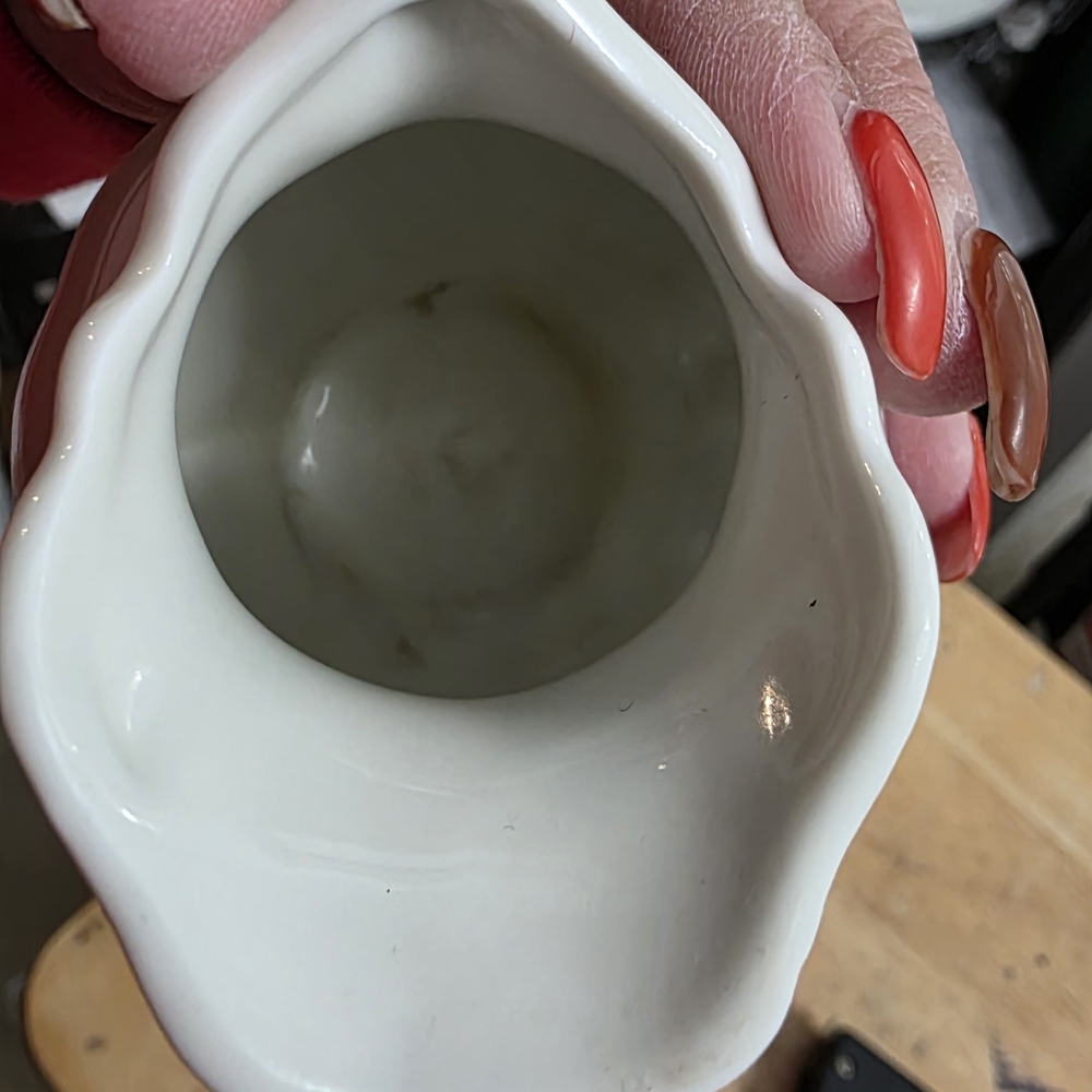 Source Unknown Floral Cream Pitcher - Picture 6 of 9
